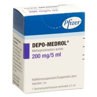 Депо-Медрол суспензия для инъекций 200 мг / 5 мл флакон 5 мл 